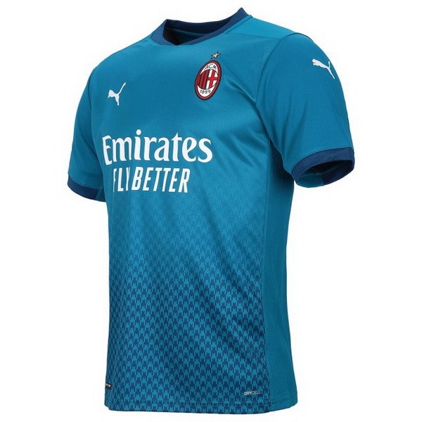 Tailandia Camiseta AC Milan Tercera equipo 2020-21 Azul